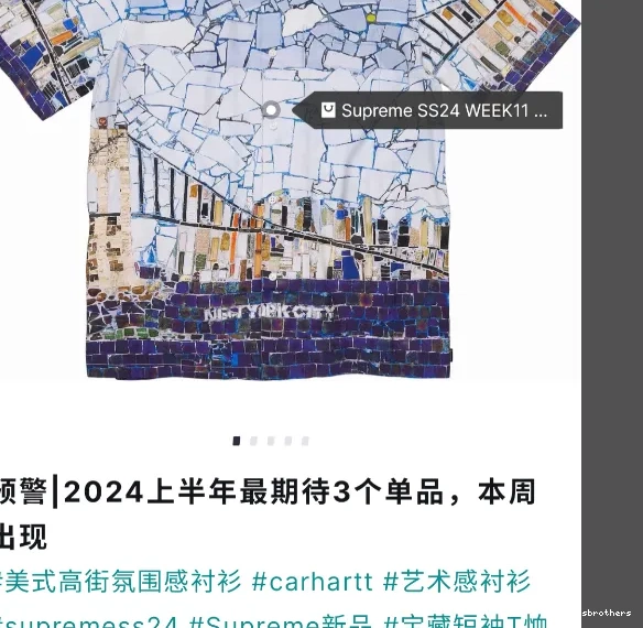 S ￥229 MOSAIC 24SS SHIRT S 1010